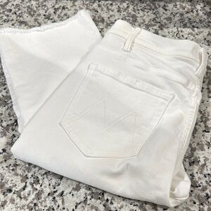 Mother The Hustler Ankle Fray size 27